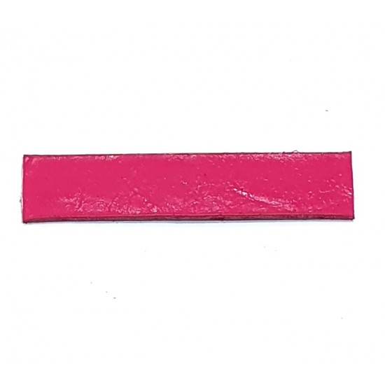 Cuir pour bague vert/rose