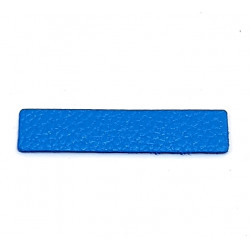 Cuir pour bague bleu/marron