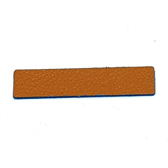 Cuir pour bague bleu/marron
