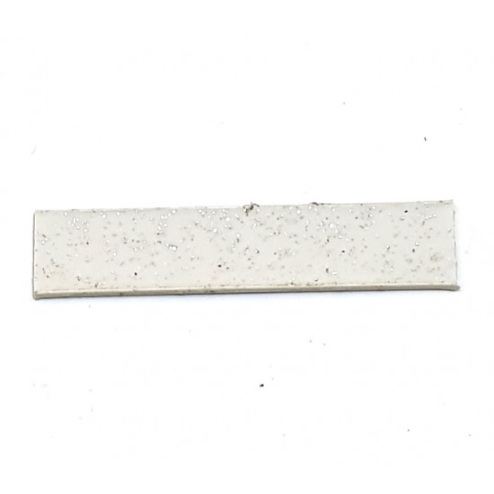 Cuir pour bague anthracite/blanc pailleté 