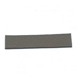 Cuir pour bague gris/nacré