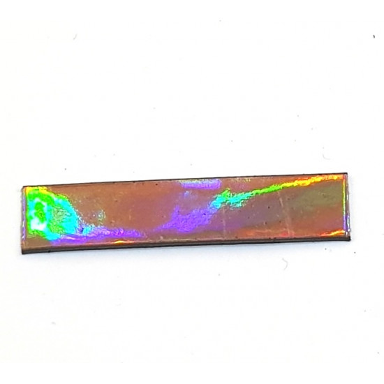 Cuir pour bague gris/nacré