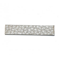 Cuir pour bague gris/motif