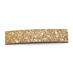 Cuir pour bague pailleté/marron