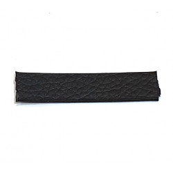 Cuir pour bague noir/serpent