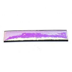 Cuir pour bague nacré/noir