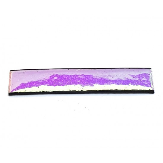 Cuir pour bague nacré/noir