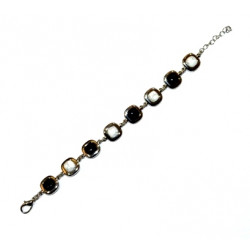onyx and magnesite bracelet