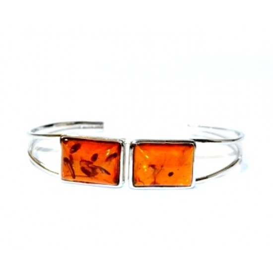 bracelet ambre argent 