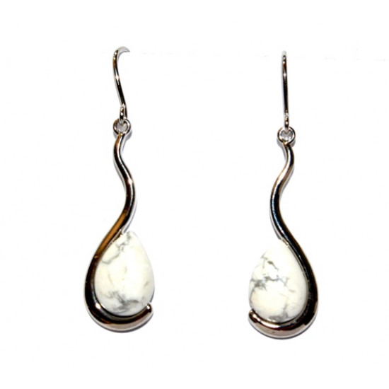 magnesite earrings