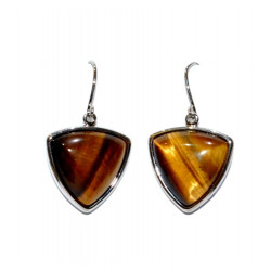 tigers eye earrings