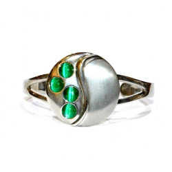 cat eye bracelet green
