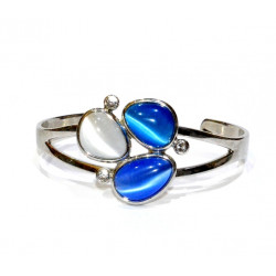 cat eye bracelet blue