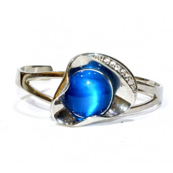cat eye bracelet blue