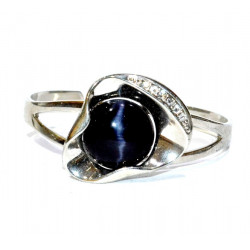 cat eye bracelet black