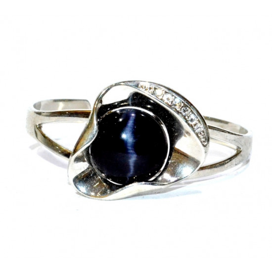 cat eye bracelet black