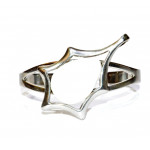 bracelet oeil de chat blanc