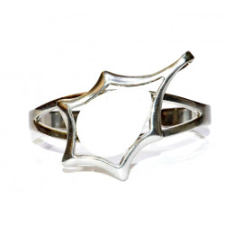 bracelet oeil de chat blanc