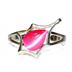 cat eye bracelet pink