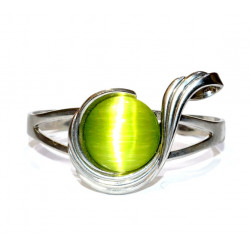 cat eye bracelet green