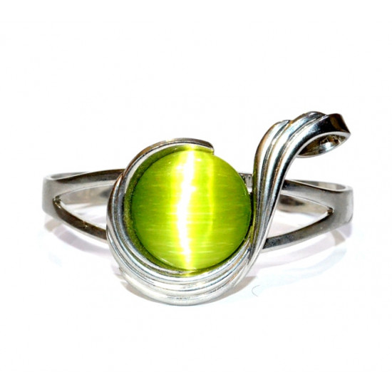cat eye bracelet green