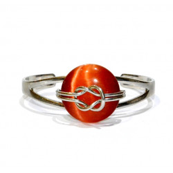 cat eye bracelet orange