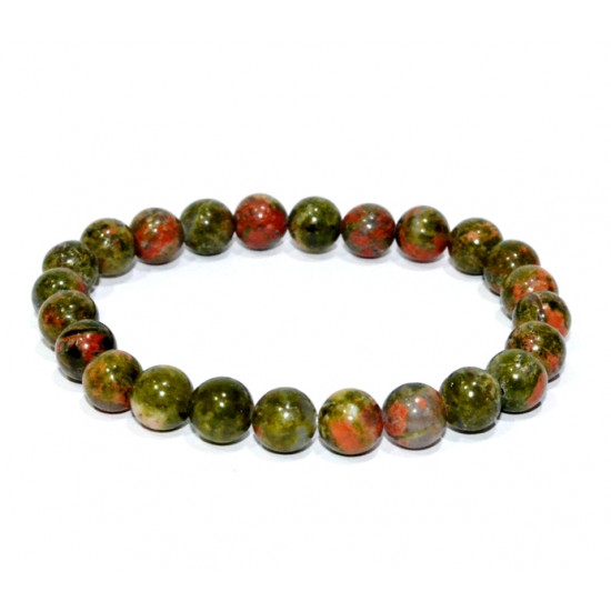 Child Sized Unakite Bracelet 6mm