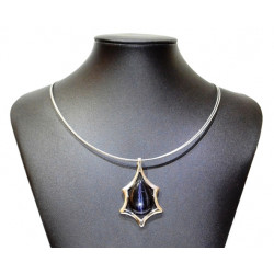 necklace cats eye black