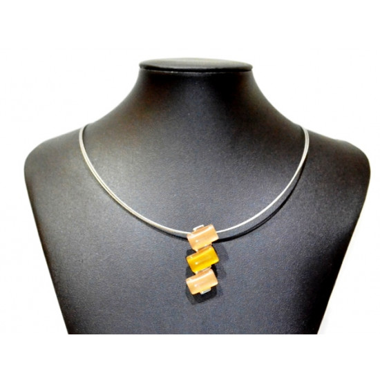 necklace cats eye yellow