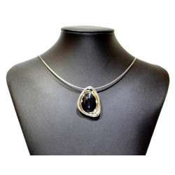 necklace cats eye black