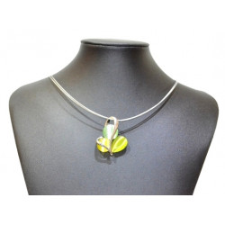 necklace cats eye green