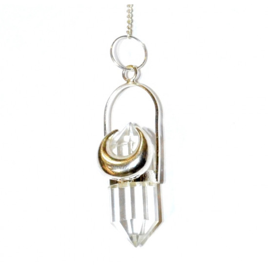 Crystal quartz pendulum