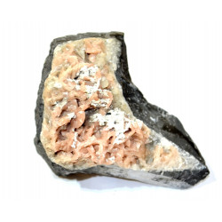 pink dolomite on calcite