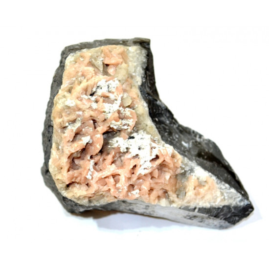 pink dolomite on calcite