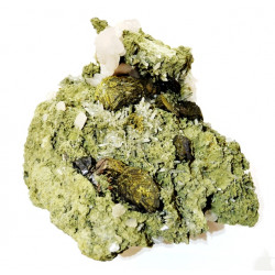 sphalerite - quartz - pyrite - calcite