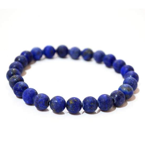 Lapis Lazuli Bracelet  8mm Matte 