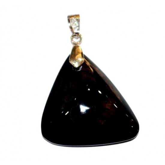 mentogochole obsidian pendant