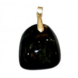mentogochole obsidian pendant
