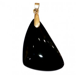mentogochole obsidian pendant