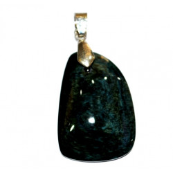 mentogochole obsidian pendant