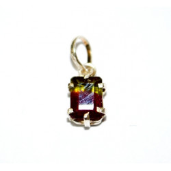 two-tone tourmaline pendant