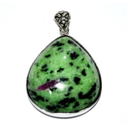 Fuchsite ruby pendant
