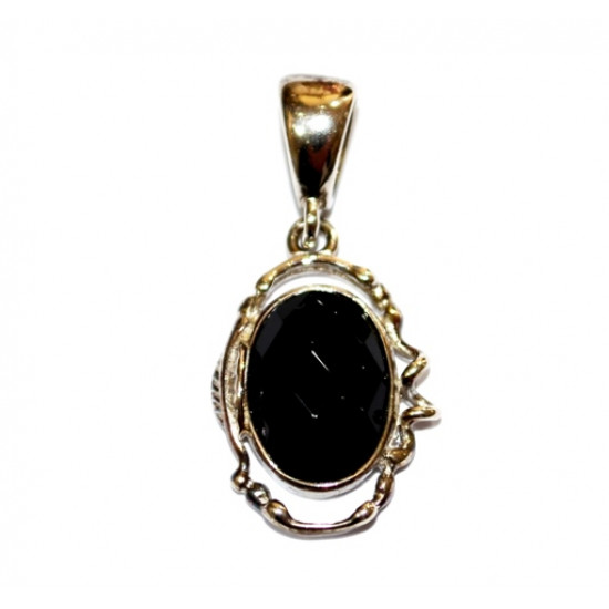 pendentif P30-02 onyx noir