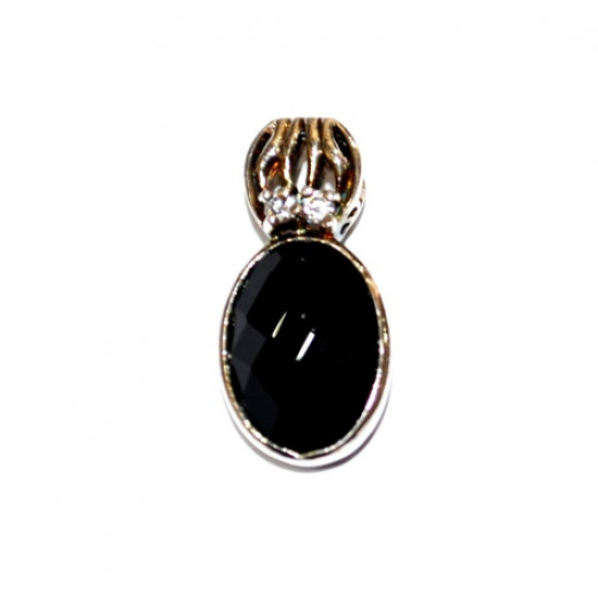 Sterling Silver Black Onyx Pendant P30-003