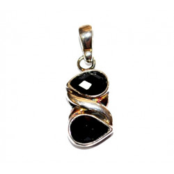 Sterling Silver Black Onyx Pendant P26-002