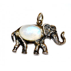 Sterling Silver Moonstone Pendant P62-00