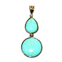 howlite pendant