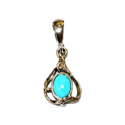 Sterling Silver Turquoise Pendant