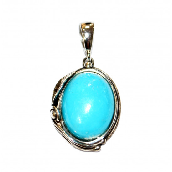 Sterling Silver Turquoise Pendant