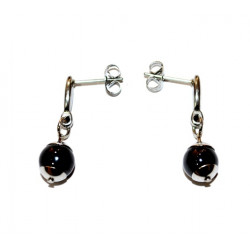 Ceramic earrings black 